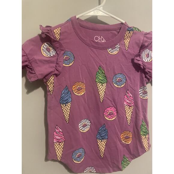 Girl's Shirts & Tops Chaser Kids Multi Ice cream Tee (Little Kid Size 7 - Picture 5 of 8
